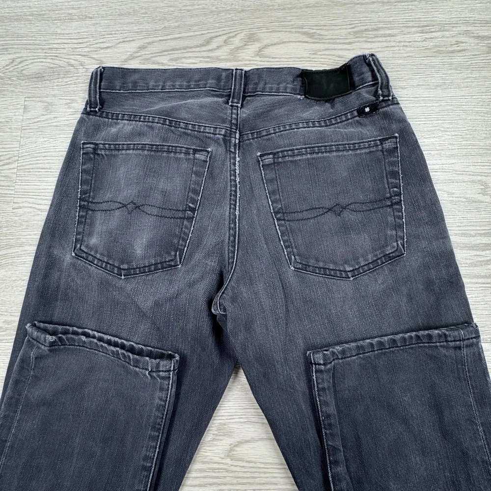 Lucky Brand Mens Jeans 121 Heritage Slim Charcoal Gray 28x32 Handcrafted Denim